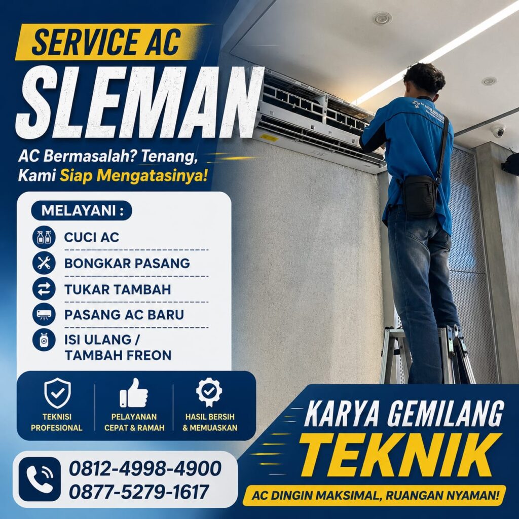 Service AC Ngaglik Sleman 24 Jam Amanah & Bergaransi